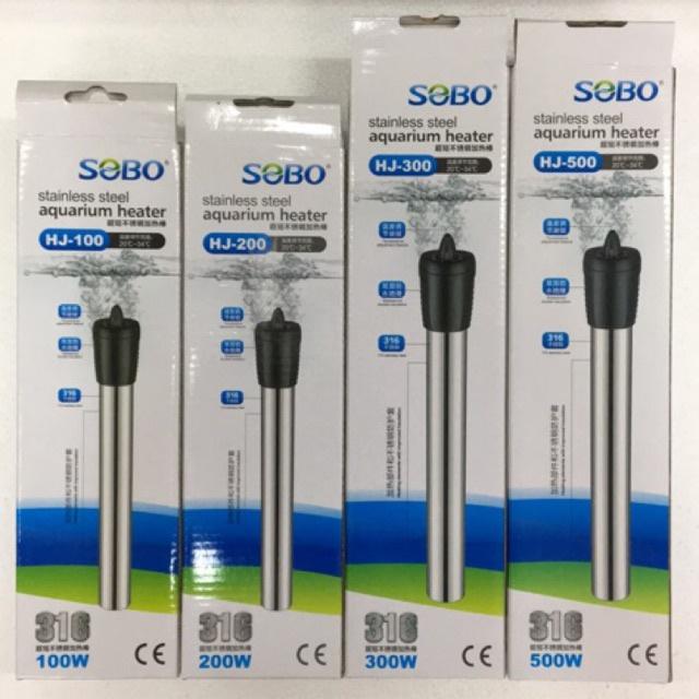 Sưởi Sobo Vỏ Inox HJ500 - Sưỡi Ấm Hồ Cá Cho Hồ Bể Cá