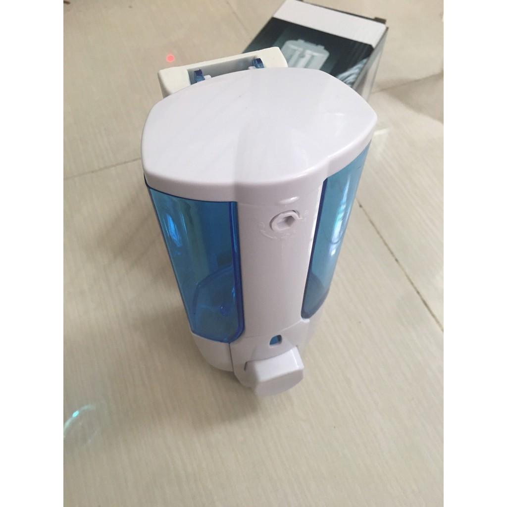 Bộ 2 Hộp đựng nước rửa tay xà phòng treo tường nhấn một bình