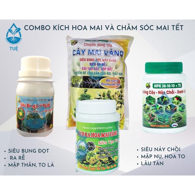 Set phân kích ra hoa Mai vàng và cây Đào dưỡng nụ kim, dưỡng cây mai tết