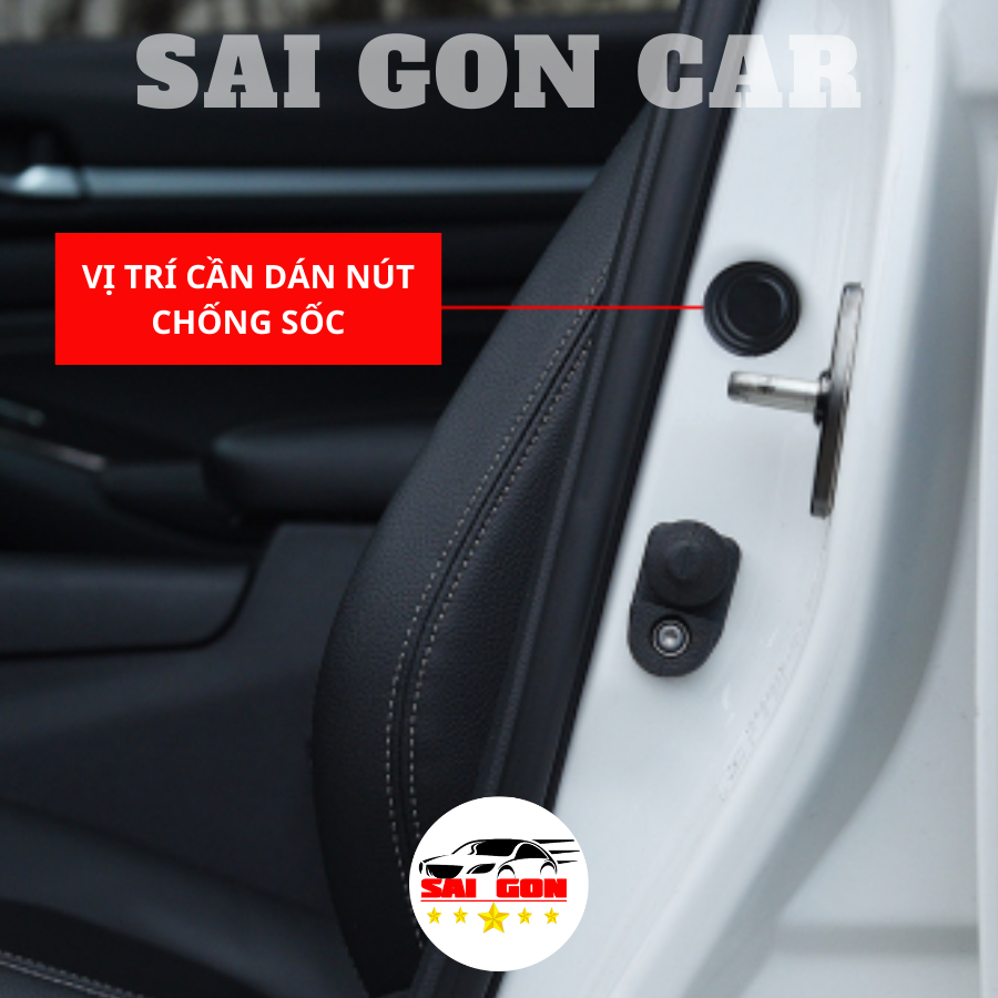 Nút giảm chấn cửa ô tô, giảm sốc, giảm tiếng ốn hiệu quả khi đóng cửa và cốp xe ô tô