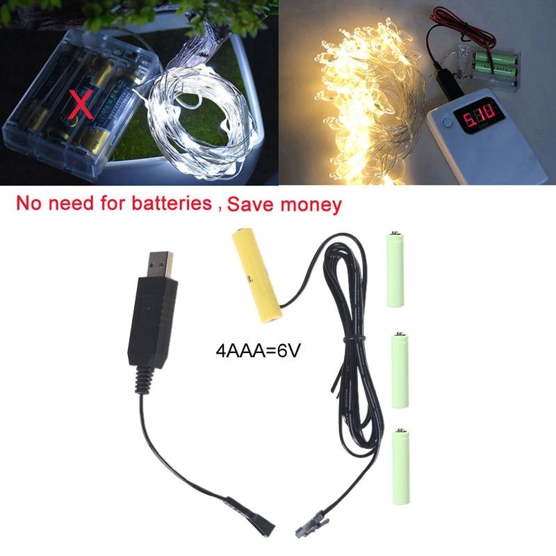 Tái sử dụng pin giả AAA giả có thể tháo rời USB/loại C cho pin AAA, thay pin AAA cho Đồ chơi LED