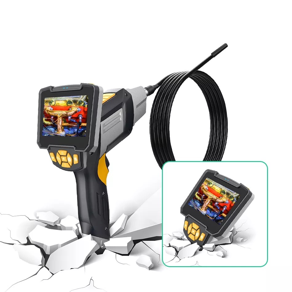 Thiết bị camera soi khe hẹp Terino HD112 (Dây 3 mét, màn hình 4.3inch HD, đường kính 8mm, Camera nội soi công nghiệp) - Hàng chính hãng