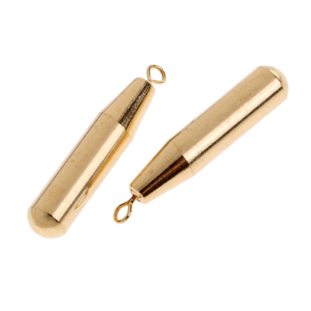 Copper Weight Sinkers /Fishing Weights Sinker Bulk Sinker Weights Kit Golden