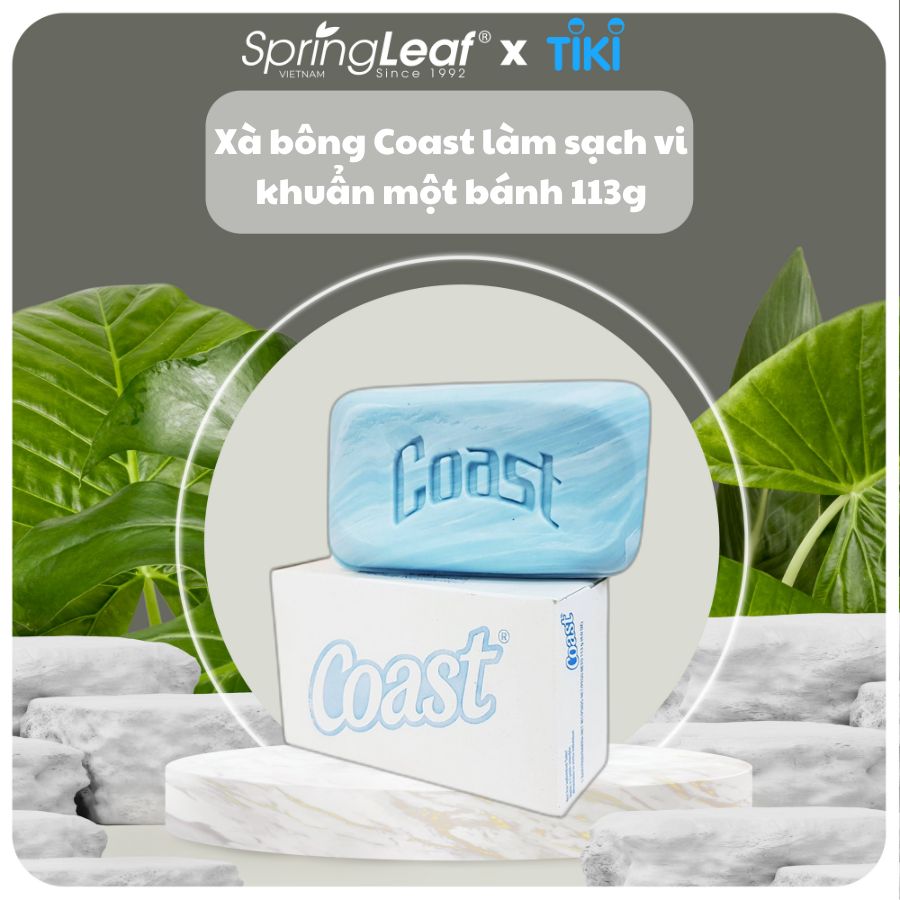 Xà phòng cục Coast Classic Scent Refreshing Deodorant Soap 113g làm sạch vi khuẩn và mùi thơm