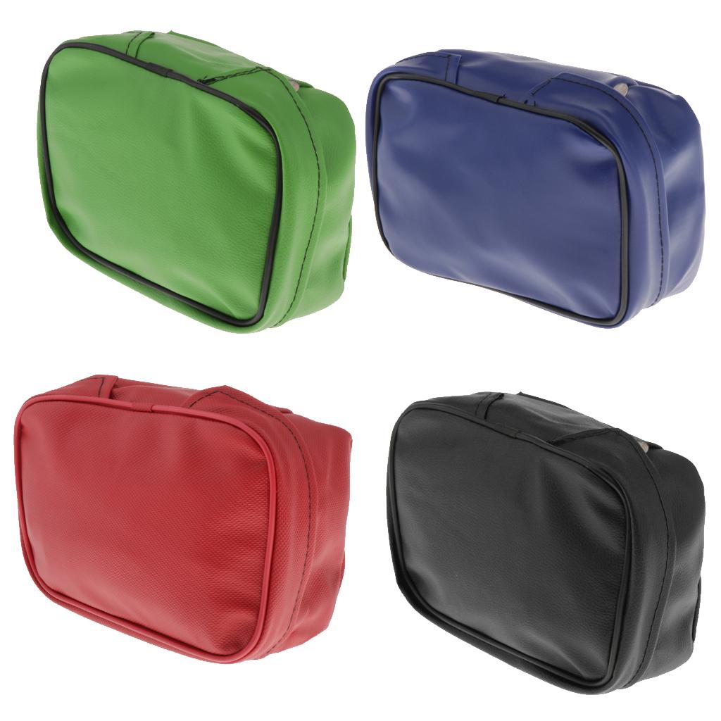 Motorcycle Tail Bag, Multifunctional Motorbike Rear Back Seat Bags PU Leather Luggage Storage Case Universal Fit for Sport Bike Scooter
