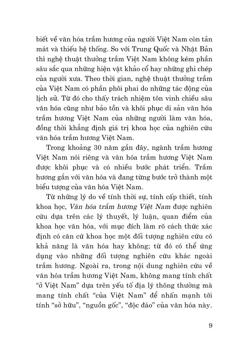 Văn hóa trầm hương Việt Nam (Sách chuyên khảo)