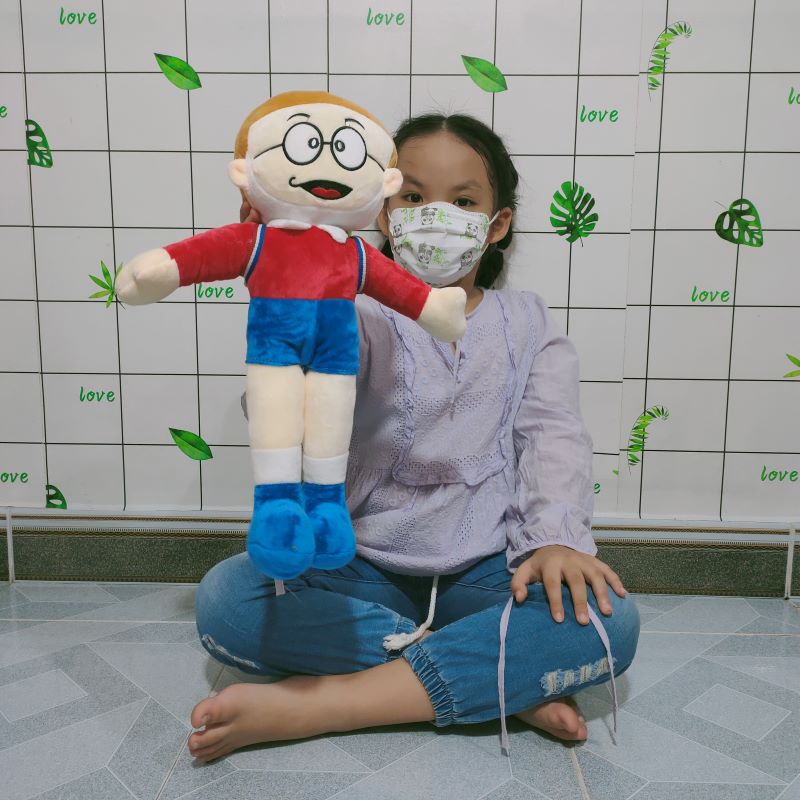 GẤU BÔNG NOBITA  QUÀ TẶNG DỄ THƯƠNG CHO BÉ