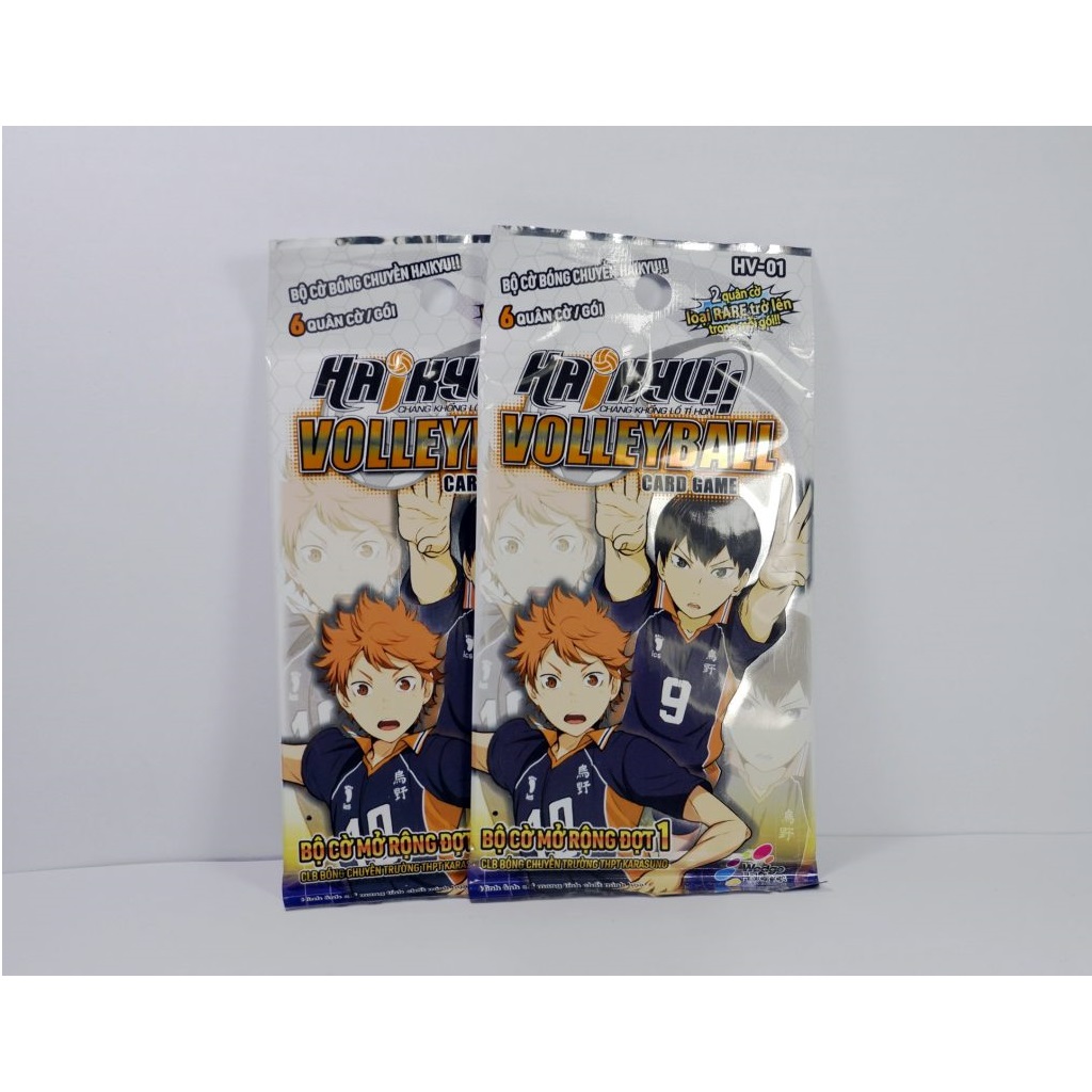 Gói cờ mở rộng HV-01 - Bộ cờ bóng chuyền HAIKYU - 6 Quân cờ / Gói