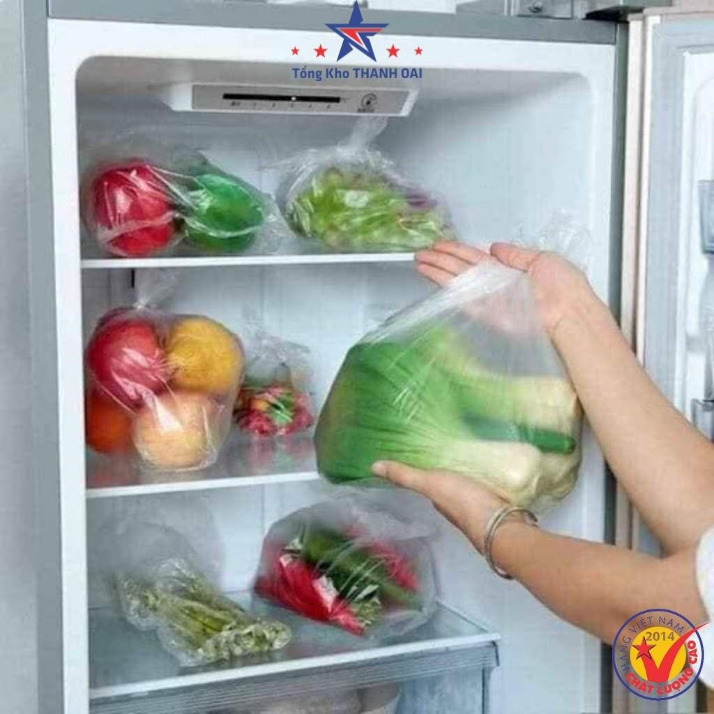 Túi đựng thực phẩm tự hủy sinh học trong suốt bảo quản thực phẩm sạch sẽ an toàn