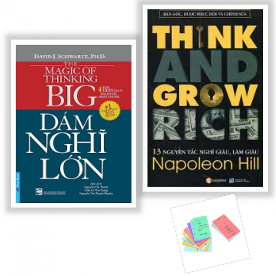 Combo Sách Kỹ Năng Làm Việc - Dám Nghĩ Lớn! + 13 Nguyên Tắc Nghĩ Giàu Làm Giàu - Think And Grow Rich -