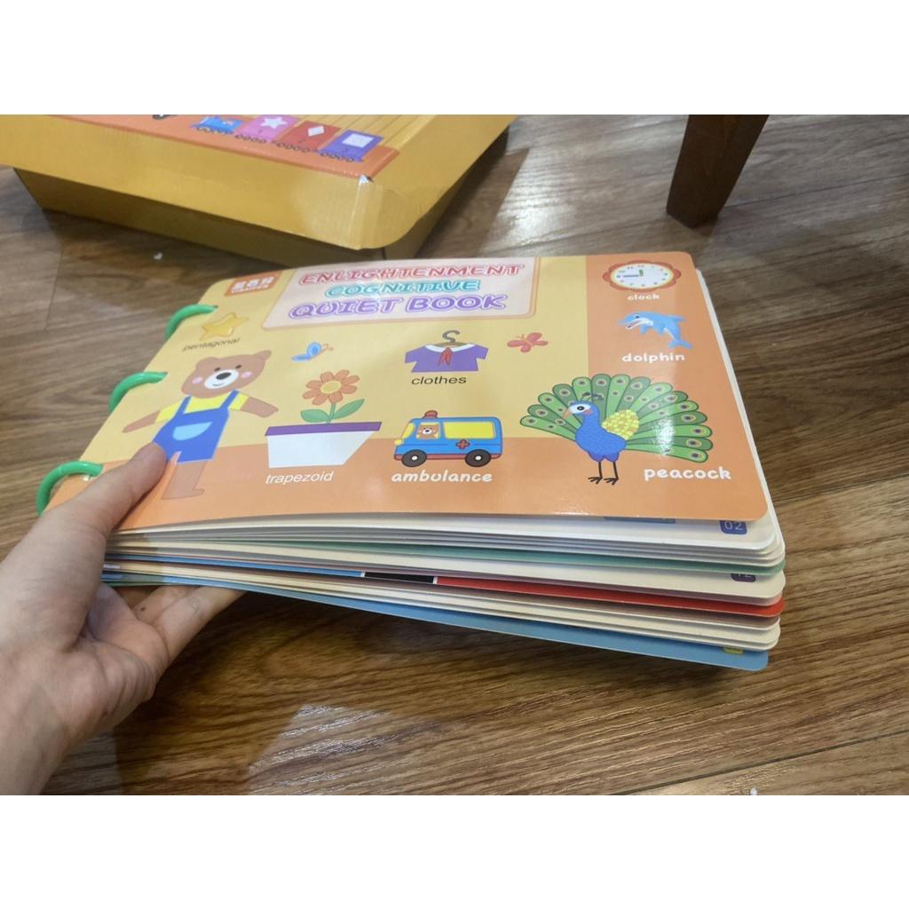 Học Liệu Bóc Dán Montessori 17 Chủ Đề Đồ Chơi Giáo Dục Dùng Lại Được Nhiều Lần Cho Bé Tăng Khả Năng Sáng Tạo