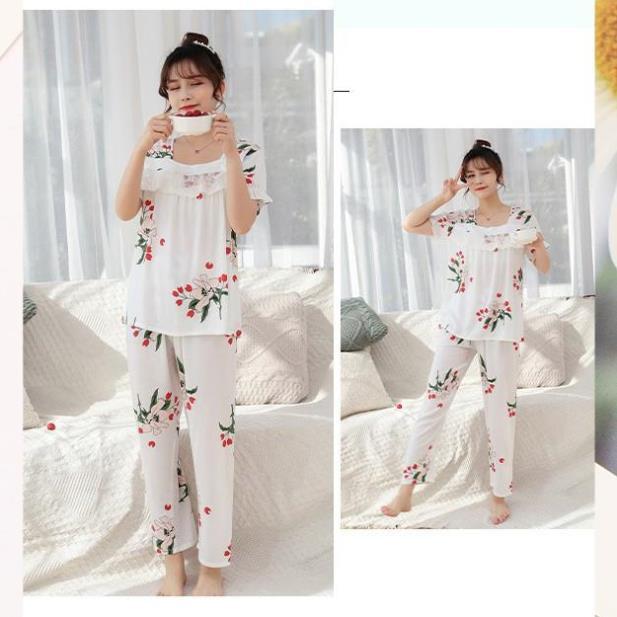 Đồ bộ nữ đẹp phong cách Hàn – đồ mặc nhà siêu xinh, bộ đồ ngủ thoải mái B52