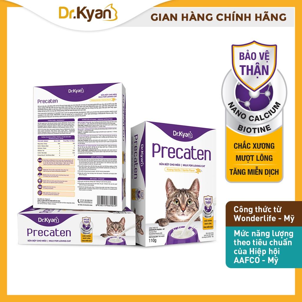 Sữa bột Dr Kyan Precaten cho mèo hộp 110g