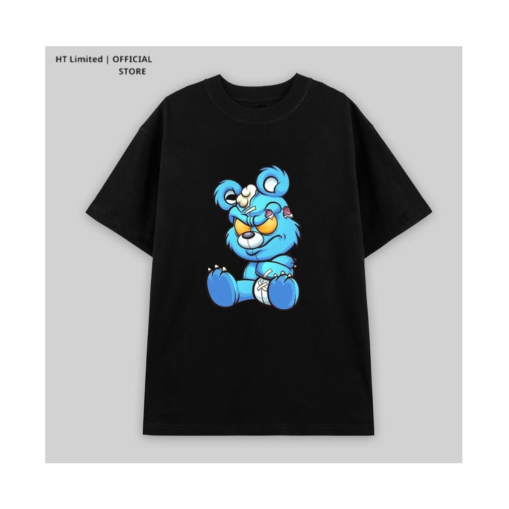 Áo thun thiết kế Unisex họa tiết bear basic local brand, Cotton Cao Cấp 100%