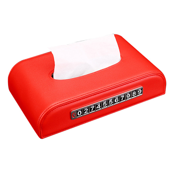Hộp đựng khăn giấy kiêm số điện thoại trên ô tô ZJH-022