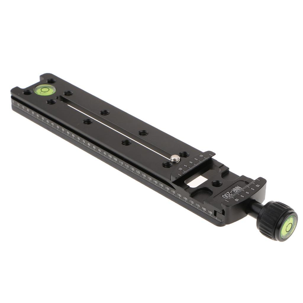 200mm Nodal Slide Rail Quick Release Plate Clamp for Panoramic Arca
