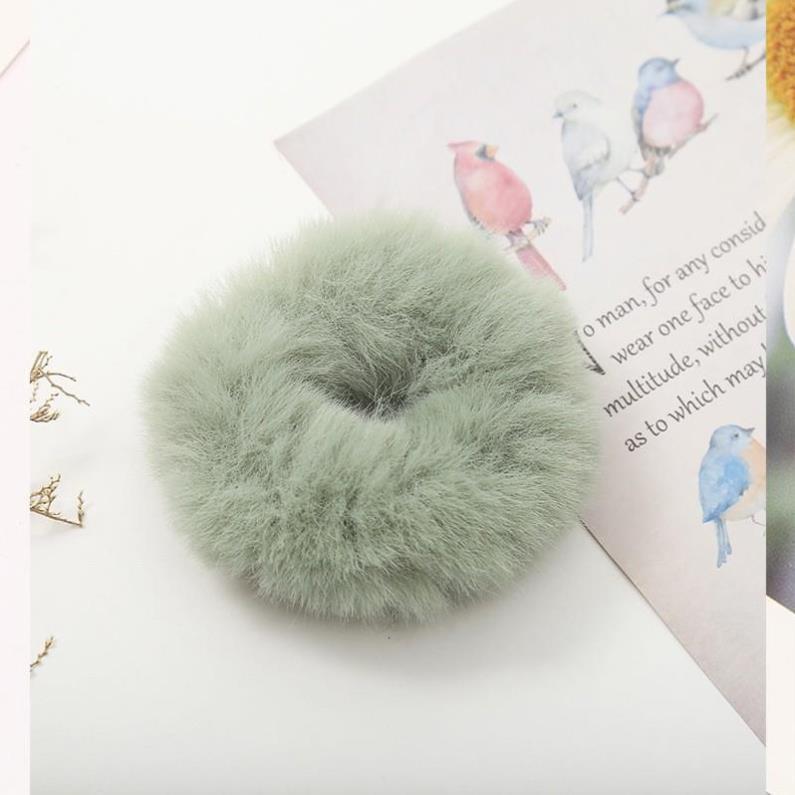 Dây cột tóc Bông Scrunchies - cột tóc Hàn Quốc bông xinh xắn ngọt ngào C11