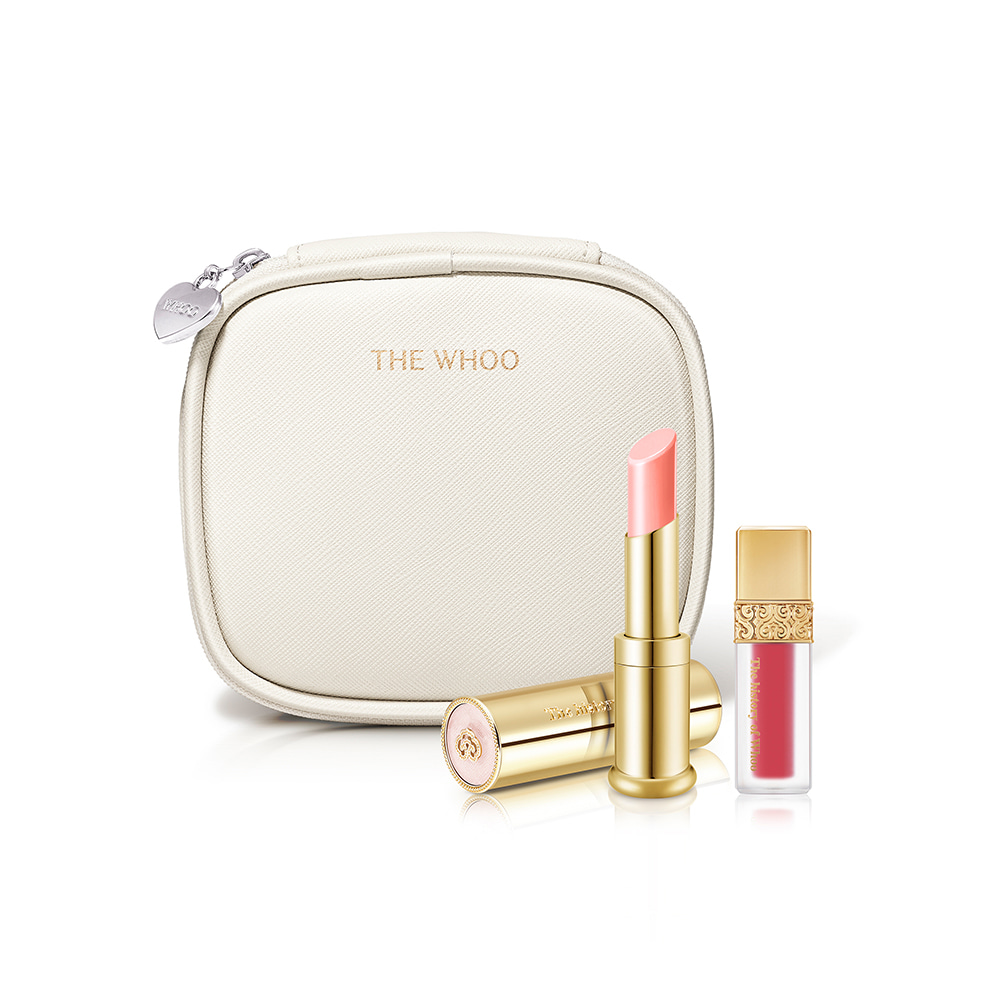 Bộ son dưỡng môi Whoo GJH MI GLOW LIP BALM PINK set