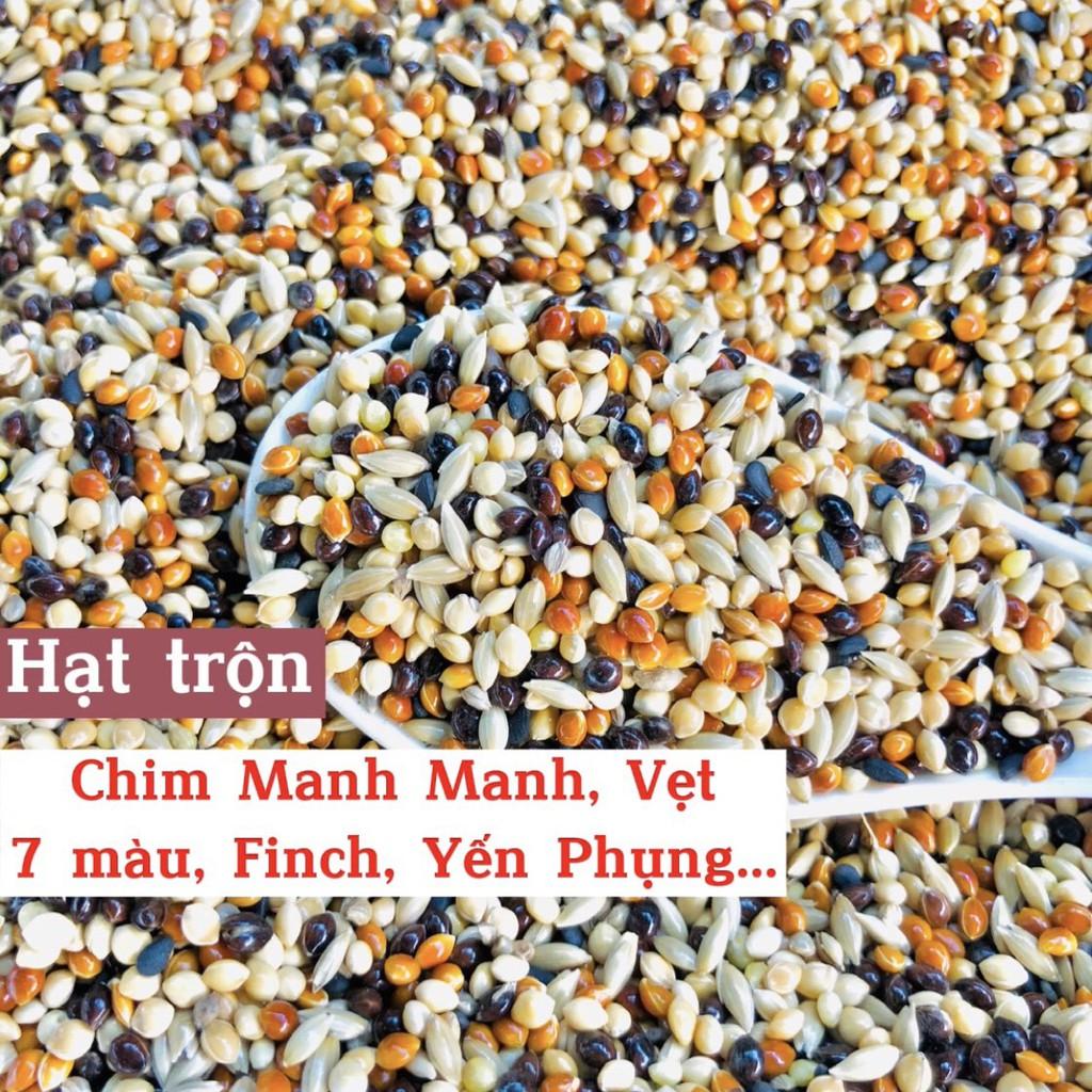 Hạt trộn dành cho chim Vẹt, Yến Phụng, Finch, 7 Màu, Manh Manh và các dòng chim sẻ