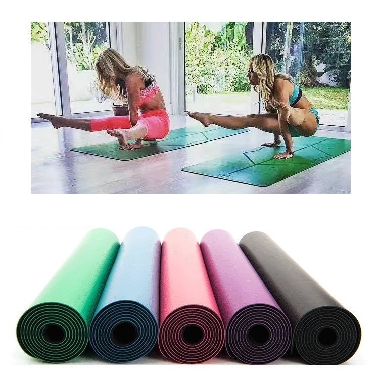 Thảm tập Yoga Định tuyến chuẩn Cao Cấp (NEW) - Tặng kèm túi đựng và dây buộc