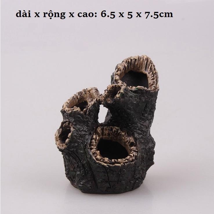 Mô hình gốc cây rỗng thích hợp trang trí bể thủy sinh, tiểu cảnh, làm nhà cho tép và cá cảnh, DIY