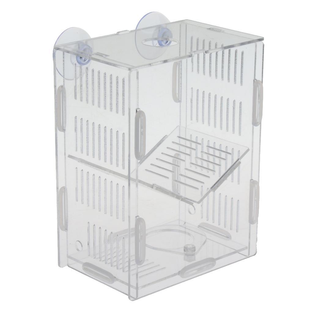 Aquarium  Tank Plastic Floating Isolation Divider Breeding Box