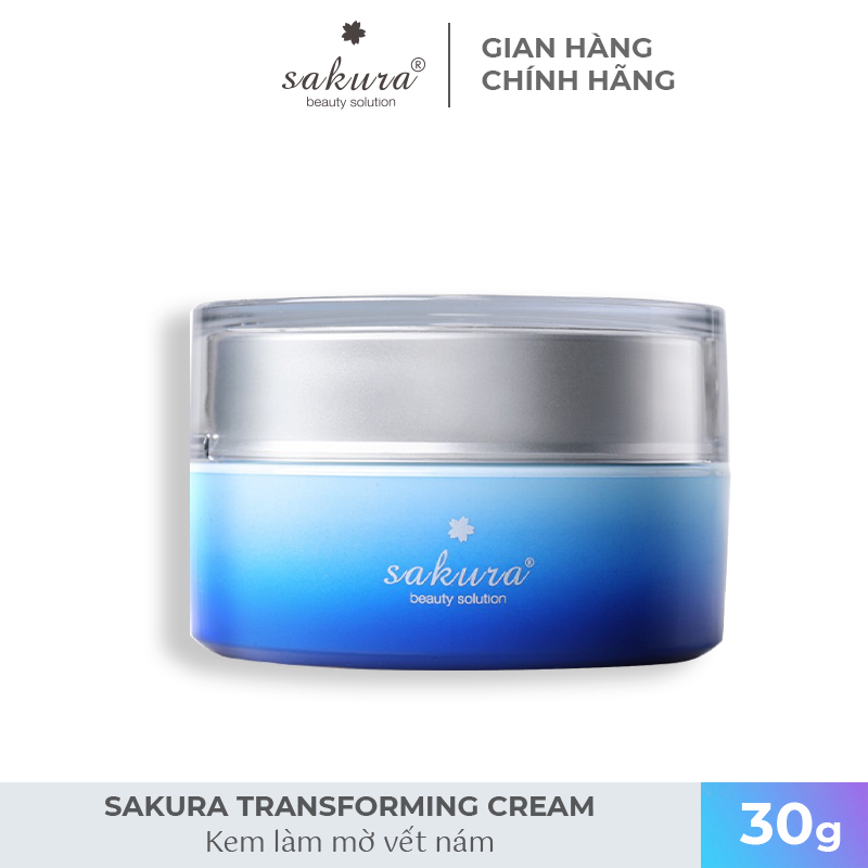 Kem làm mờ vết nám Sakura Transforming Cream 30g