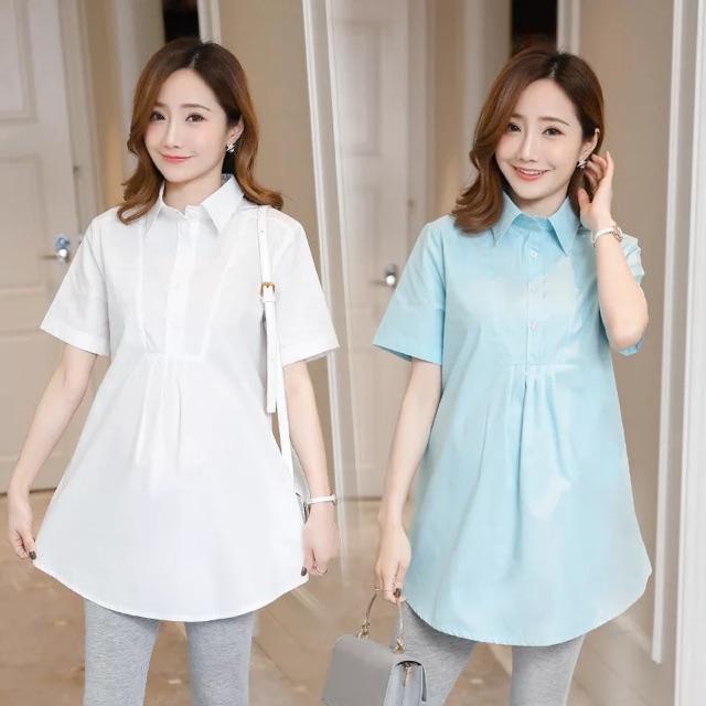 Sơ mi bầu dúm bụng