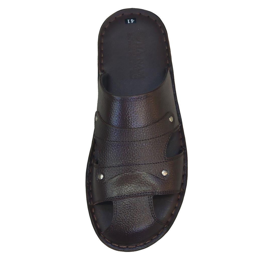 Dép Bít Mũi Nam Da Bò Thật TiTi ĐÔ Cao Cấp GSB2087d