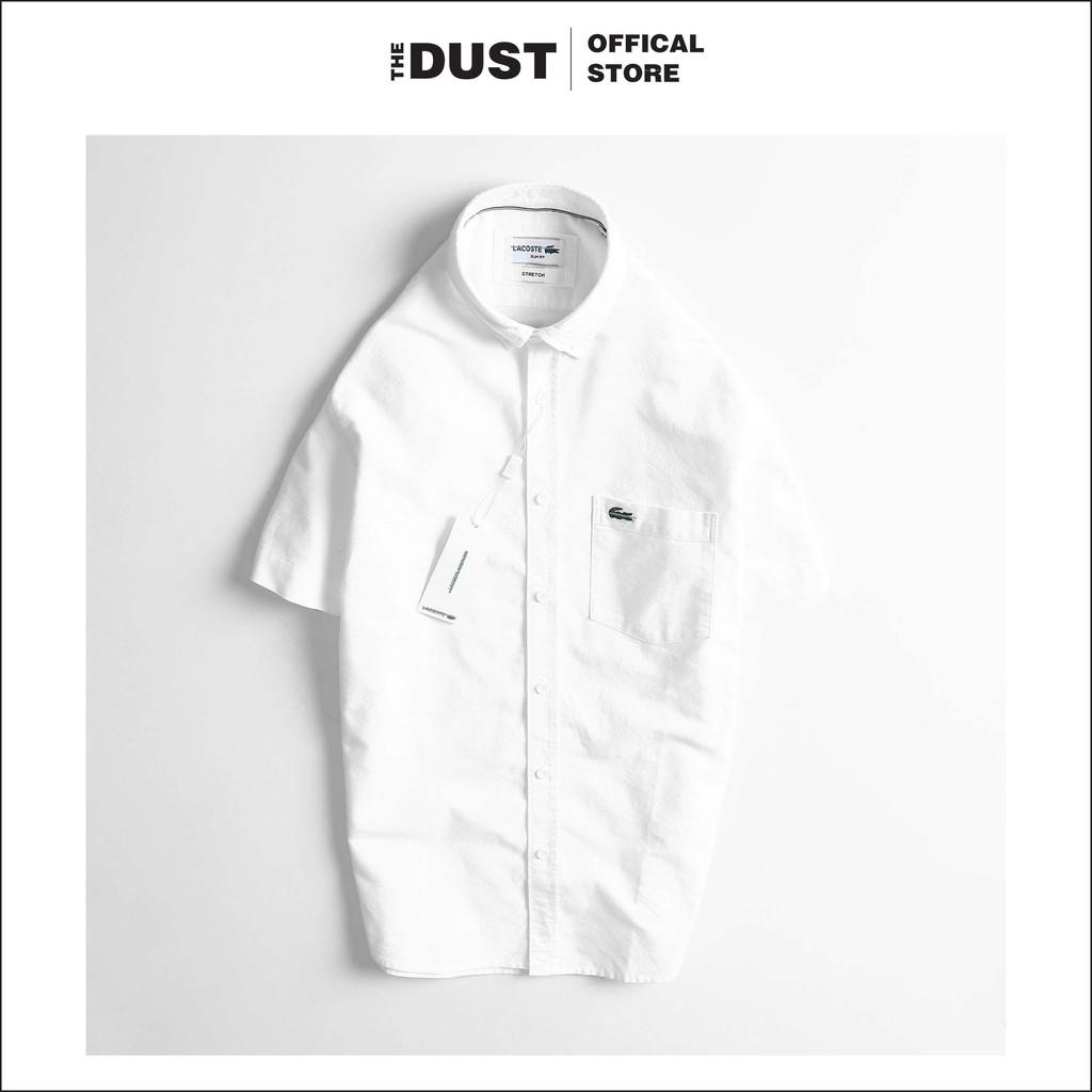Áo sơ mi nam ngắn tay trơn basic LCT, form slim fit, chất vải oxford cao cấp, nhẹ thoáng mát, thấm hút mồ hôi - THE DUST