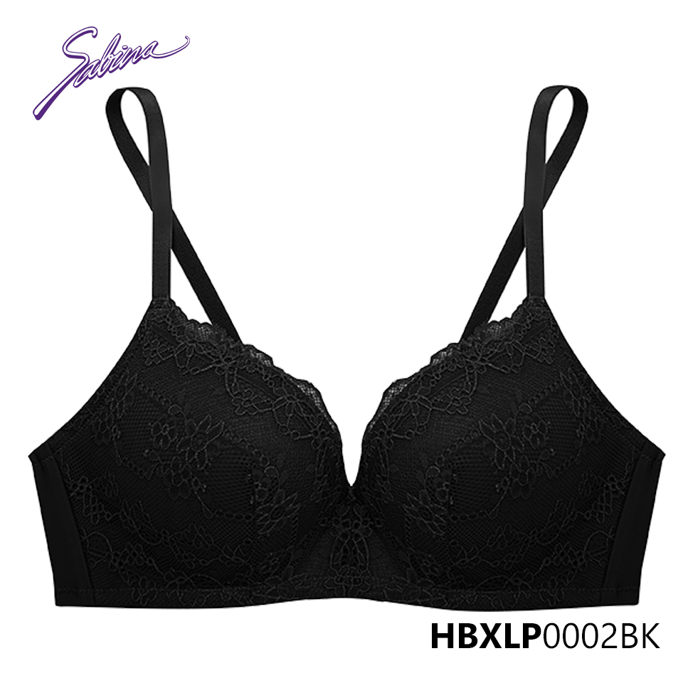 Áo Lót Mút Vừa Nâng Ngực Không Gọng Phối Ren Habpy Lady By Sabina HBXLP0002