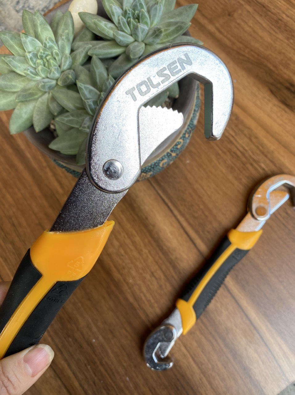 Bộ Mỏ Lết Tăng Đưa Tolsen 15282  - Bạc