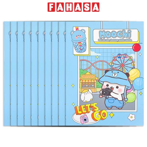 Bộ 6 Tập Học Sinh Moochi - 4 Ô Ly Vuông - 96 Trang 120gsm - The Sun - Gấu