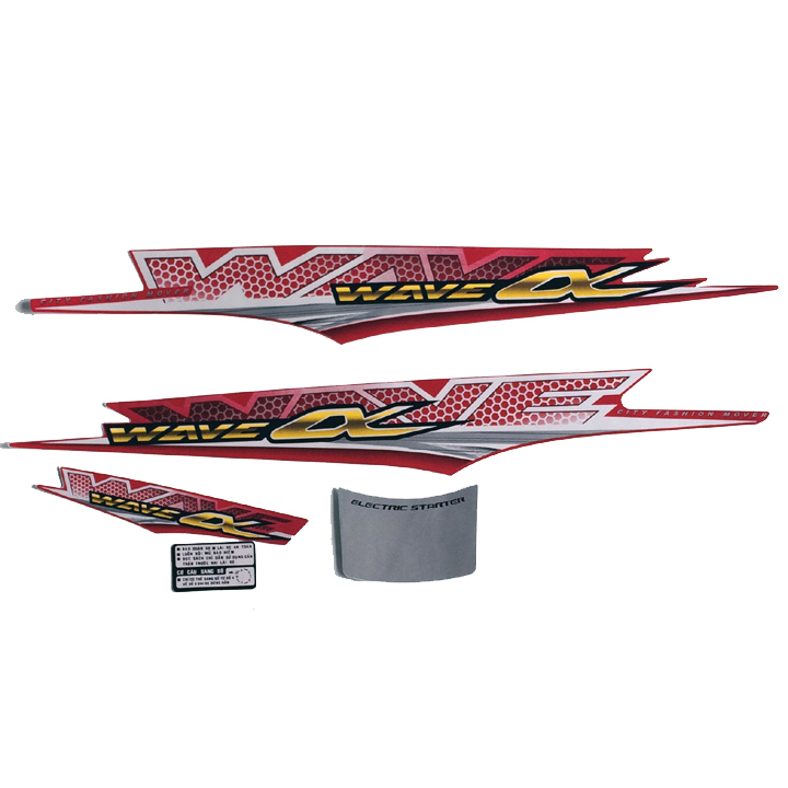 Bộ tem xe Wave Alpha 2015