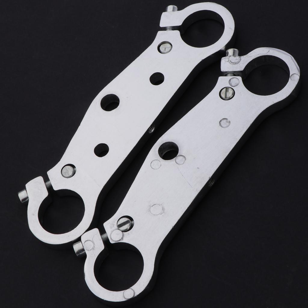 2X 2x 1'' Front Fork Top Triple Clamp Tree Upper