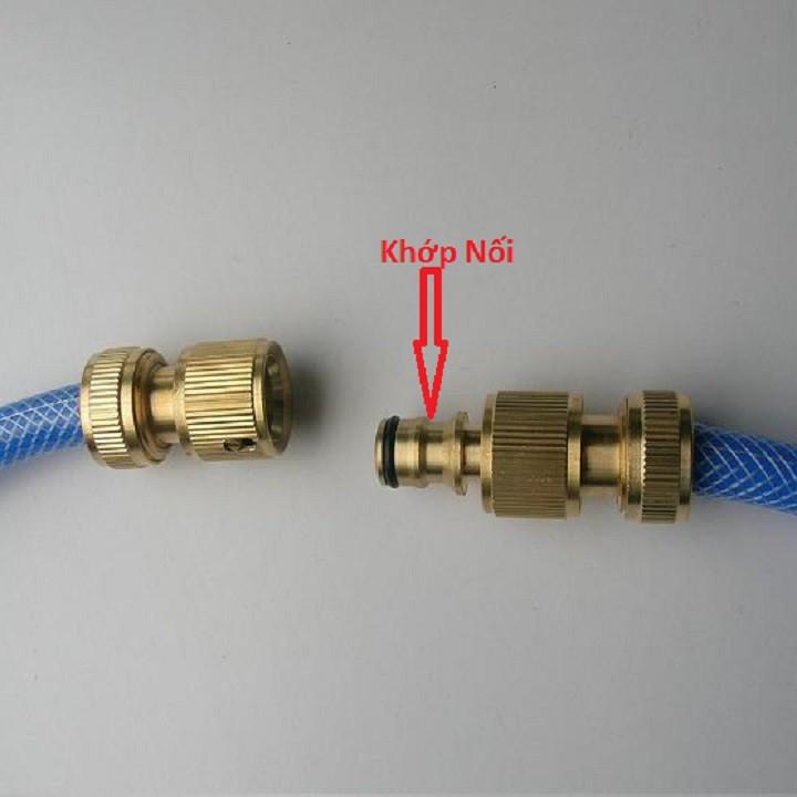 KHỚP NỐI NHANH 2 ĐẦU KHỚP GÀI BẰNG ĐỒNG THAU - 555