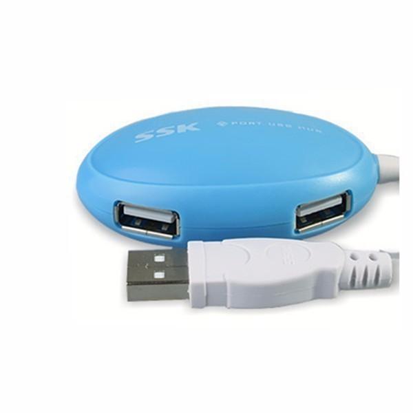 HUB USB 4 CỔNG SSK SHU 017 TRÒN XANH