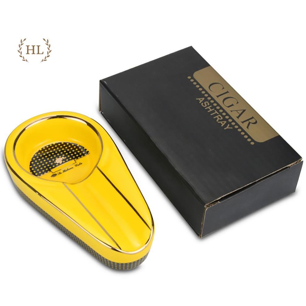 Gạt tàn Cigar | GẠT TÀN CIGAR ĐƠN 1 ĐIẾU CHẤT LIỆU SỨ CAO CẤP