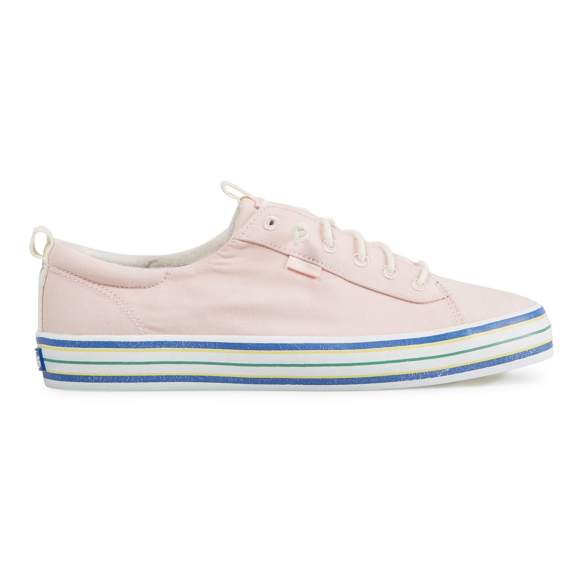 Giày Keds Nữ- Kickback Canvas Striple Foxing Pink- KD066327