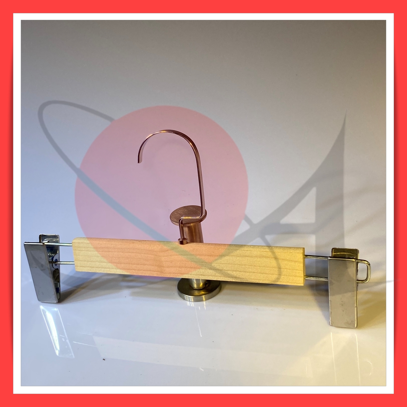 Bộ Móc Kẹp Gỗ Mộc Kẹp Mờ Cao Cấp - Đầu Vuông Mờ 10 cm