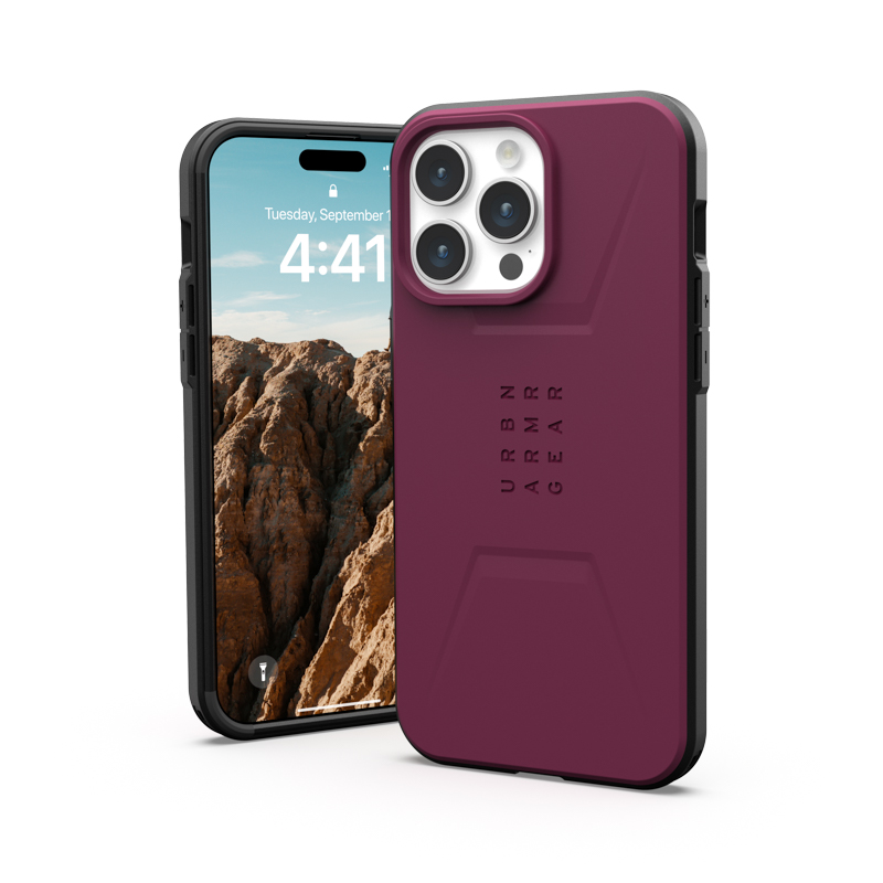 Ốp Lưng dành cho iPhone 15 Pro Max/15 Pro/15 Plus/15 UAG Civilian Magnetic - Hàng Chính Hãng