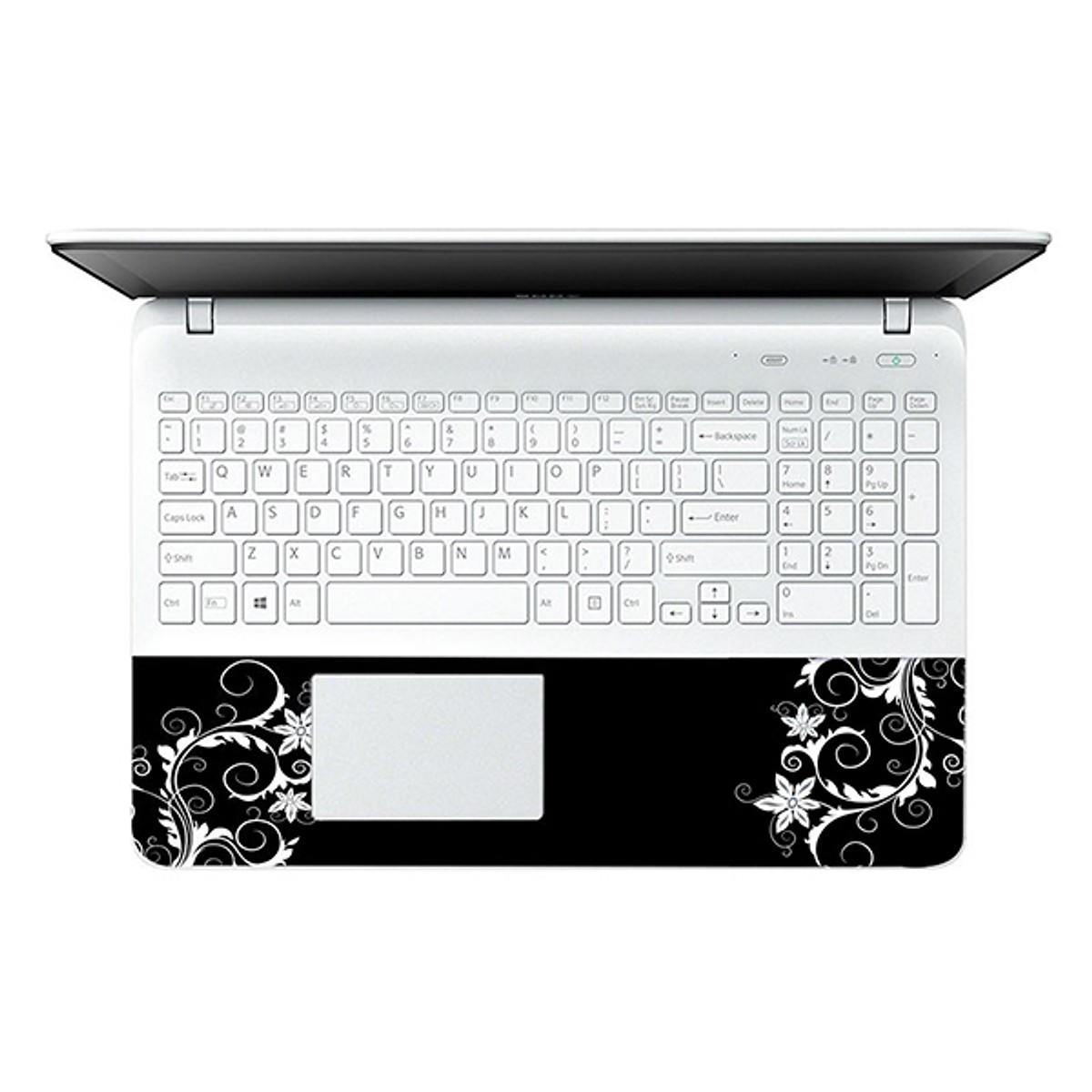 Mẫu Dán Decal Hoa Văn Cho Laptop LTHV 124 cỡ 13 inch