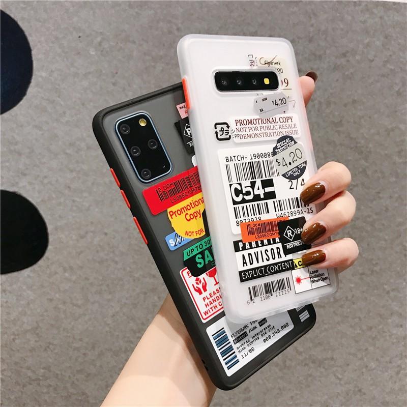 Ốp Lưng Viền Dẻo In Sticker Cho Samsung S21 ULTRA / S21 PLUS / Note 20 Ultra / Note 20 / S20 Ultra / S20 Plus