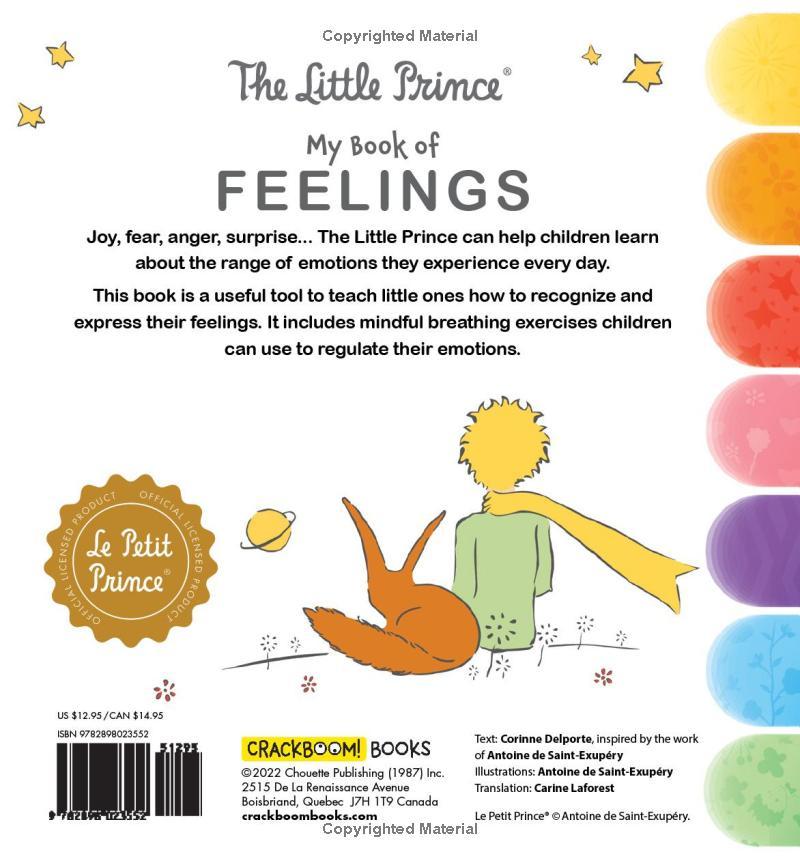The Little Prince: My Book Of Feelings