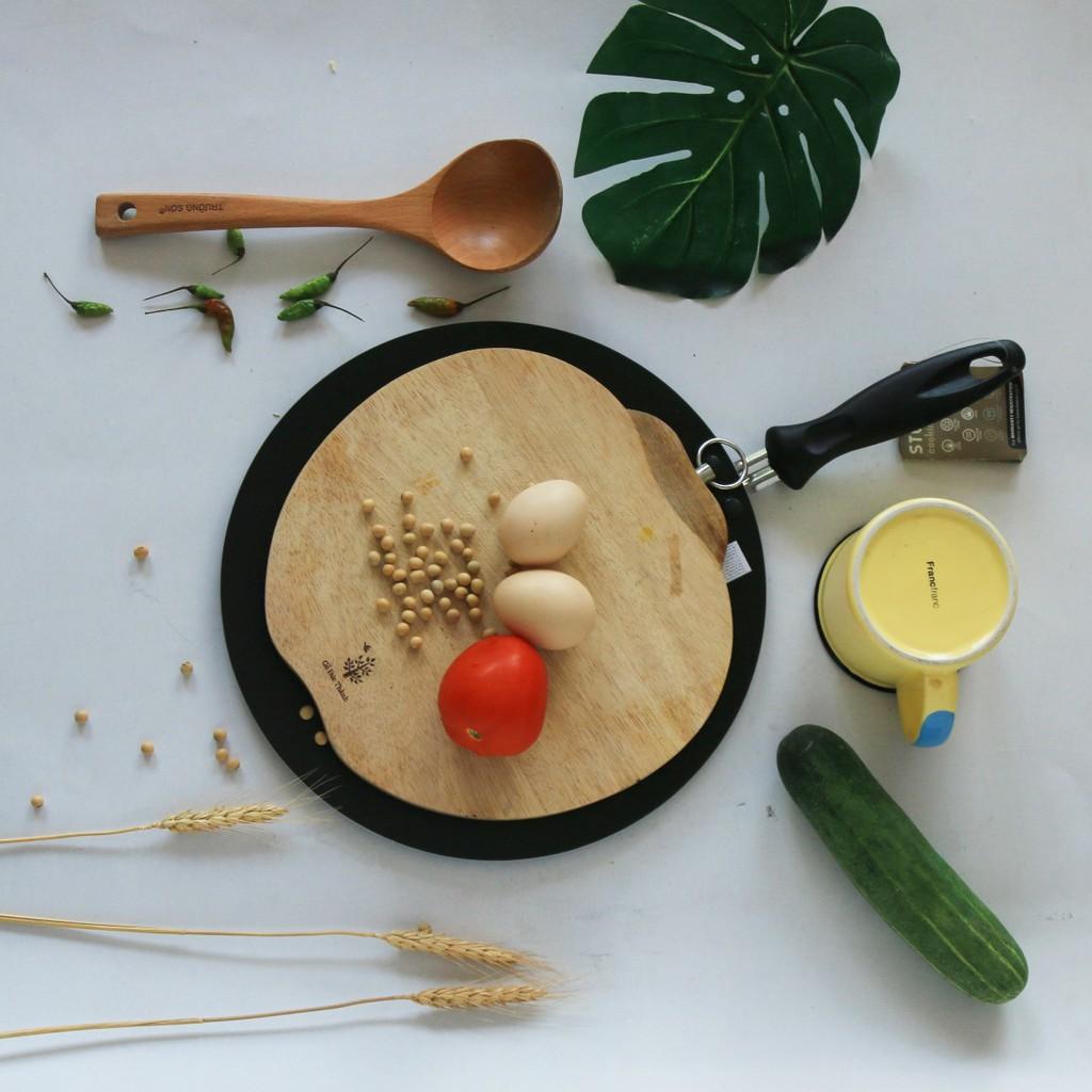 Chảo nướng bánh chống dính nhập khẩu cao cấp 28cm - làm bánh tráng, bánh pancake, bánh creep...