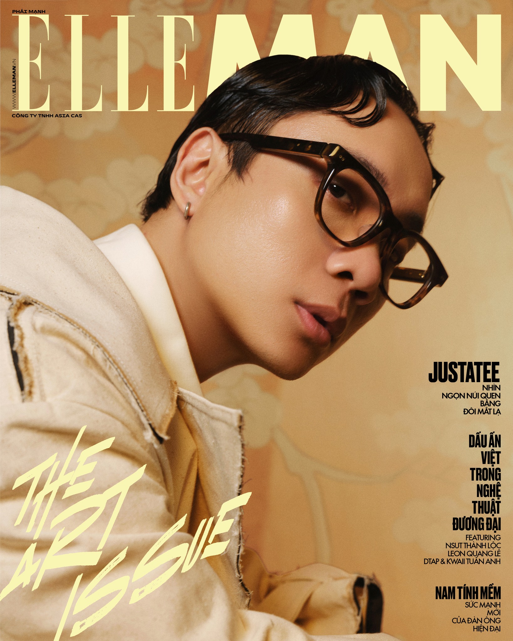 Tạp chí ELLEMAN 10/2025 - Bìa JustaTee - Nhân vật Featuring Steven Nguyễn - The Art Issue (Bìa ngẫu nhiên)