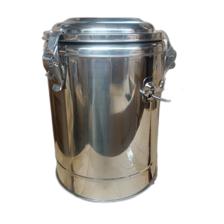 Bình Ủ Trà 3 Lớp Cách Nhiệt Inox 304 Không Vòi Dung Tích 20 Lít Cao Cấp