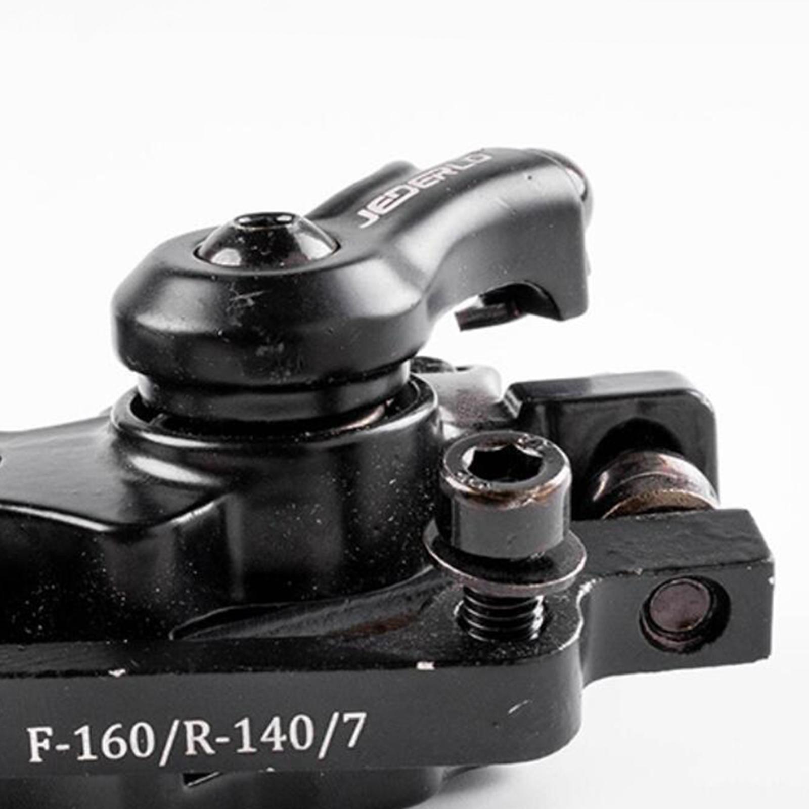 2-3pack Solid Bike Disc Brake Caliper R160/F180 Rotor Disc Calipers Black F160
