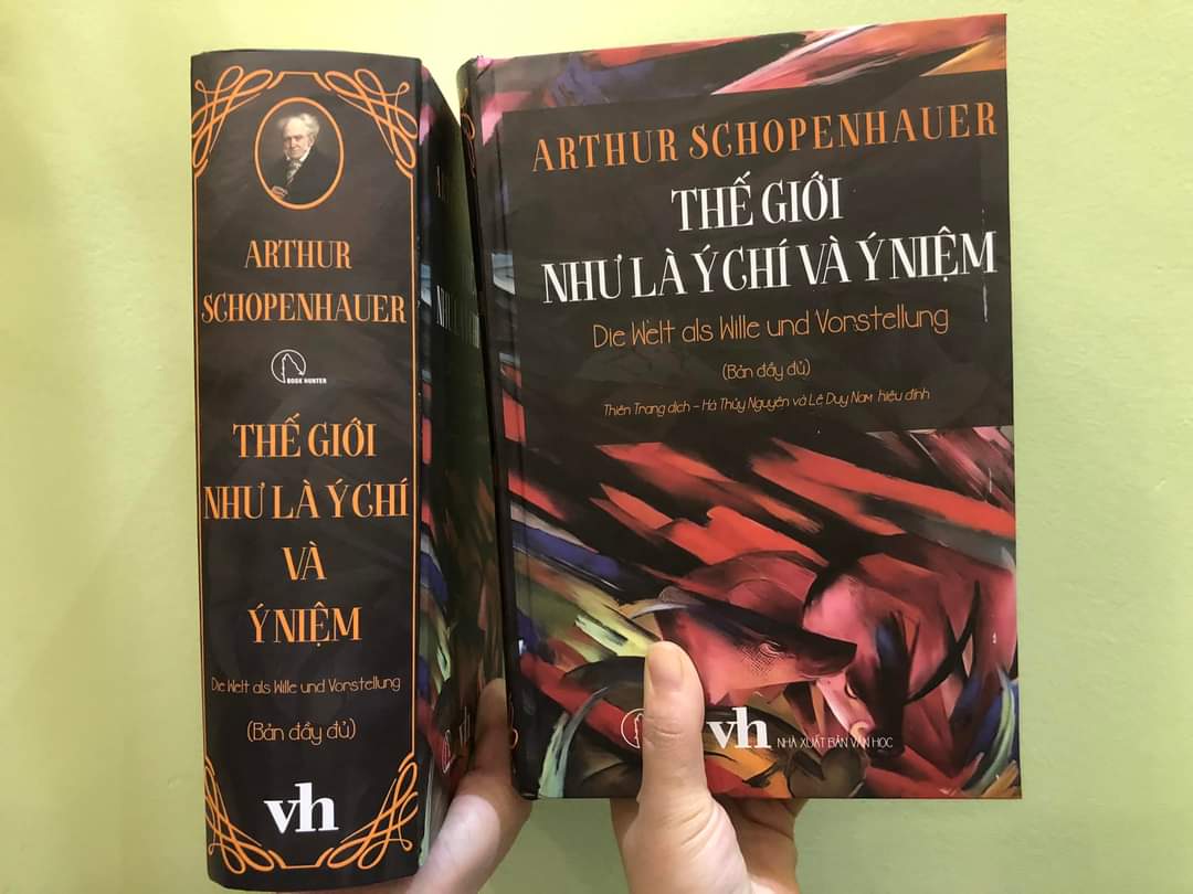THẾ GIỚI NHƯ LÀ Ý CHÍ VÀ Ý NIỆM (BÌA CỨNG) - SCHOPENHAUER- BẢN ĐẦY ĐỦ - DANH TÁC TRIẾT HỌC KINH ĐIỂN