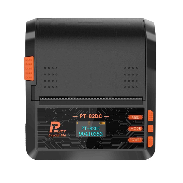 Máy in nhãn vận chuyển, in vận đơn, in bill di động bluetooth 80mm PUTY PT-82DC cho Android và iOS